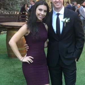 Purple Bodycon Dress